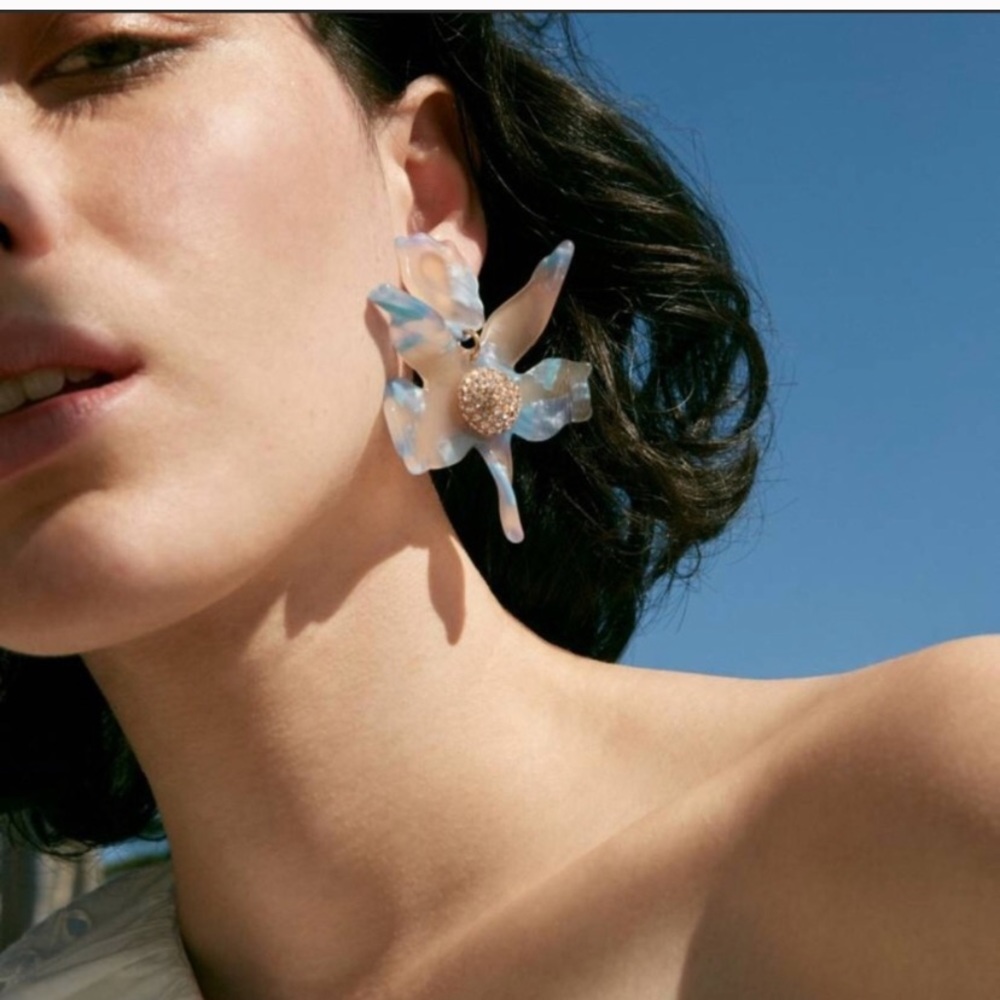 New Lele Sadoughi Clip Earrings
